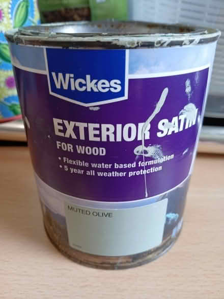 Photo of free Muted olive paint (Buxworth SK23) #1