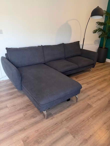 Photo of free 4 seater grey L couch (LS14) #3