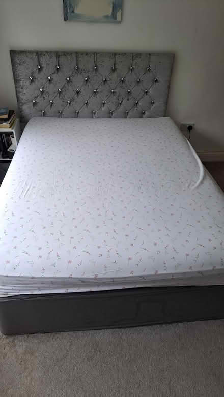 Photo of free King size bed frame and mattress (Addison Road CV22) #2