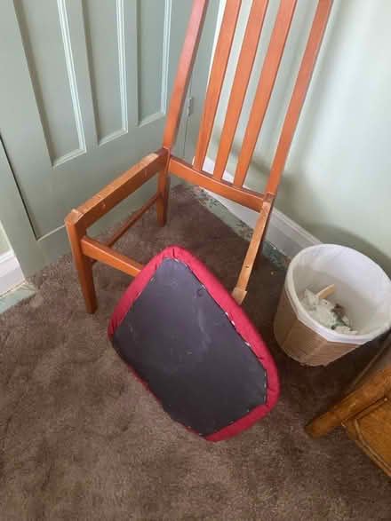Photo of free 6 x teak chairs (Welling DA16) #2