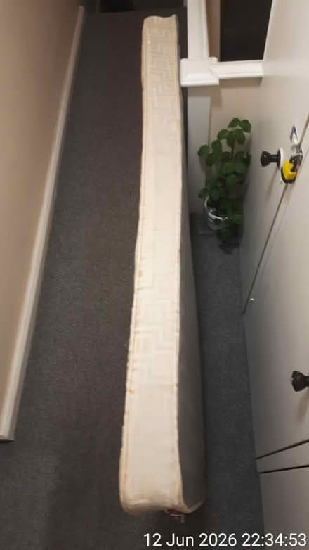 Photo of free Sprung single mattress 90×190×14cm (Edgwarebury Lane) #3