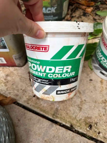Photo of free Brick red cement dye (Hersham KT12) #1