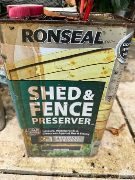 Photo of free Ronseal Dark brown fence stain (Hersham KT12) #2