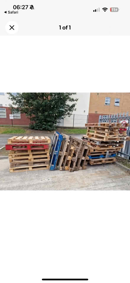 Photo of used or broken pallets or lengths of wood (Bryn WN4) #1