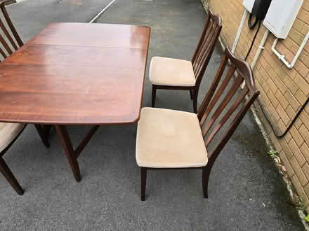 Photo of free Dining table with 4 chair (BS16) #1
