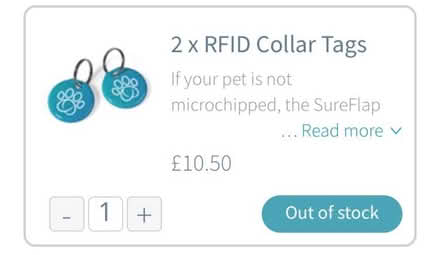 Photo of Surepet RFID collar tag (Kingston Hill KT2) #2