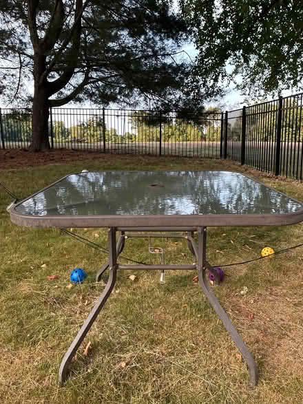 Photo of free Patio table and chairs (Burlington NJ) #1