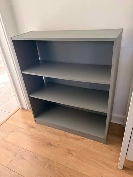 Photo of free Small grey shelf (Stoke Newington N16) #2