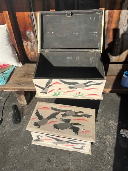 Photo of free Painted wood boxes (Central Larkspur) #1