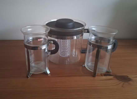Photo of free Boden glass teapot and mugs (Gleneagles area, Wboro NN8) #1
