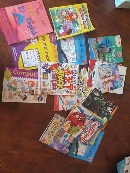 Photo of free Work books and colouring books (Moseley B13) #1