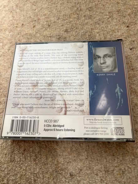 Photo of free Life of Pi CD audiobook (Hertford Heath SG13) #2