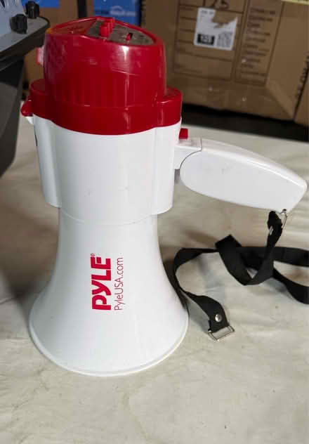 Photo of free Battery operated bullhorn (Mill Valley) #3