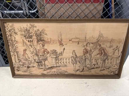 Photo of free Framed tapestry of French scene (Riverdale, Bronx, New York) #1