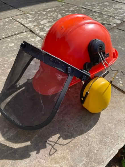 Photo of free Chainsaw helmet with visor (Horsell GU21) #1