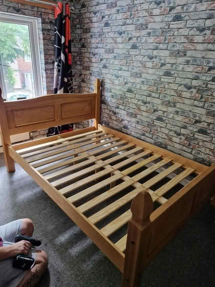 Photo of free Double bedframe (Erdington B24) #2