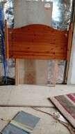 Photo of free Pine single headboard (Holmfirth) (Holmfirth HD9) #2