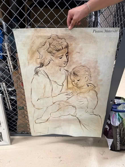 Photo of free Picasso inflamed poster (Riverdale, Bronx, New York) #1