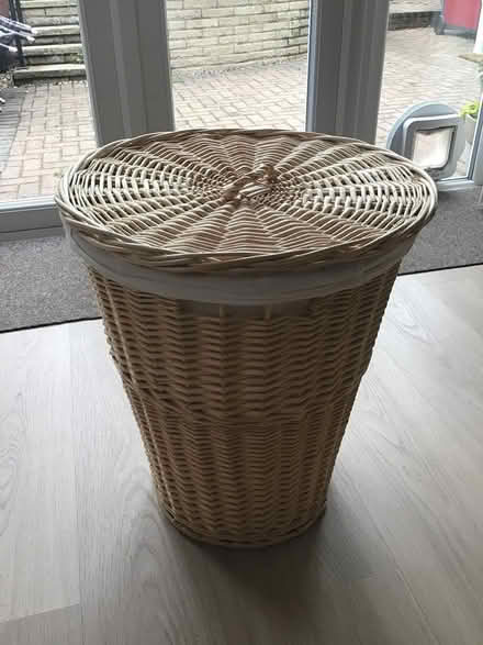 Photo of free Wicker Linen Basket (Englefield Green TW20 0) #1