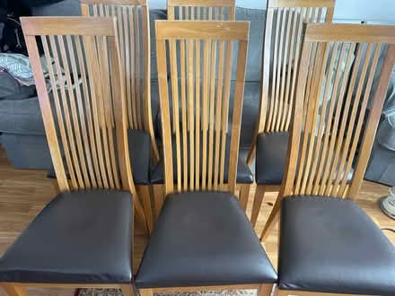 Photo of free Dinning Chairs x6 (UB7, West Drayton, Hillingdon) #1