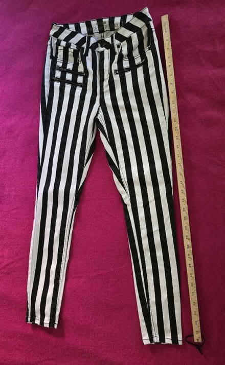 Photo of free Black and White Striped Pants - 1 (West 7th) #2