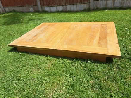 Photo of free Solid oak dining table (Heswall) #3