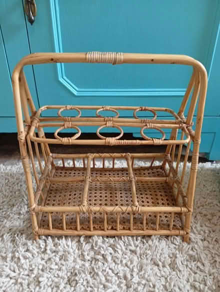 Photo of free Bamboo Rattan bottle holder (Buxworth SK23) #1