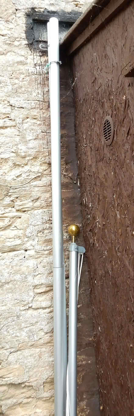Photo of free Flag Pole, Flag and Ground Spikes (Bozeat NN29) #2