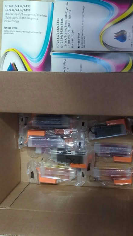 Photo of free Colour and black ink cartridges (MK43) #1