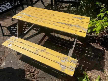 Photo of free IKEA kids garden table (Reigate RH2) #1