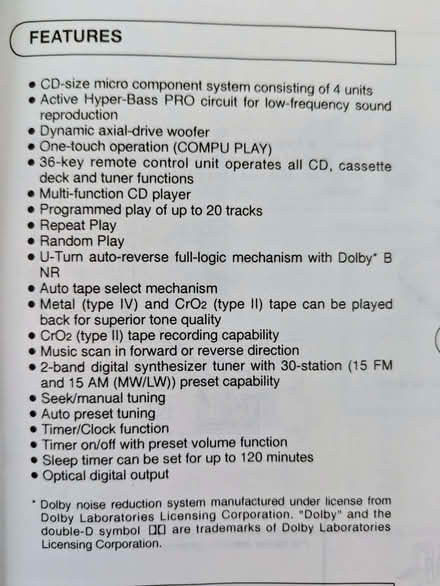 Photo of free Micro hi-fi system (Leyland PR25) #2