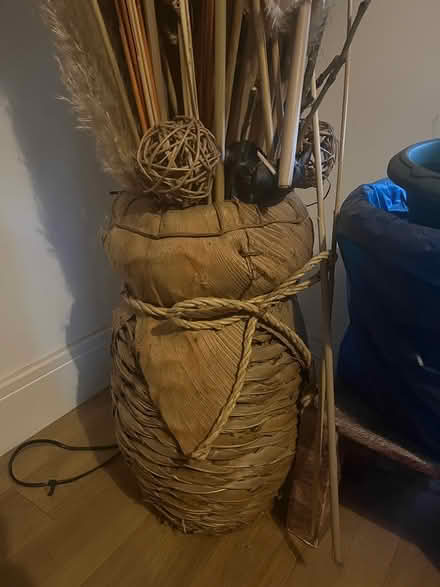 Photo of free Pampas Grass with basket vase (E5 Harry Zeital Way) #1
