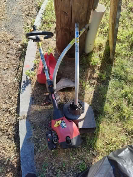 Photo of free Blower/trimmer, wood and straw (19 Birch St, Springfield MA) #1