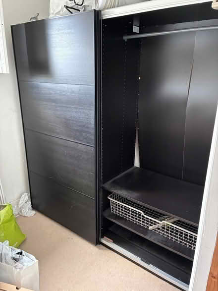 Photo of free Black ikea pax wardrobe (Hoddesdon, EN11) #2