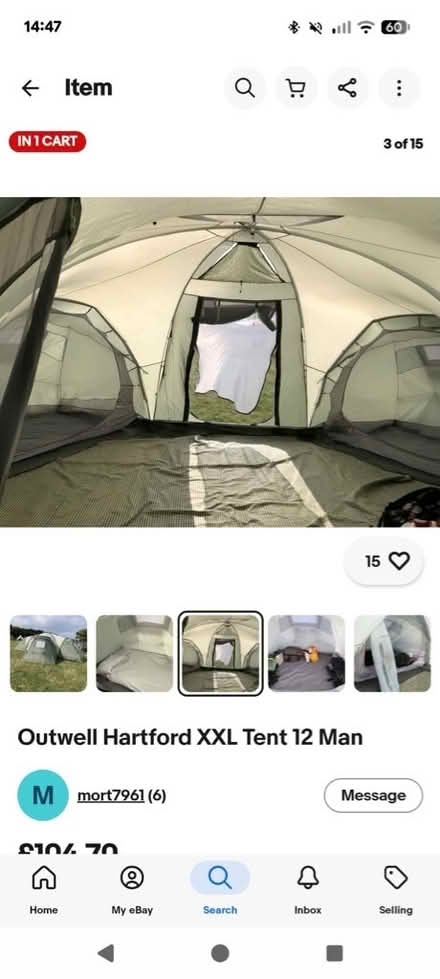 Photo of free Large 4bed tent (Abraham Heights LA1) #2