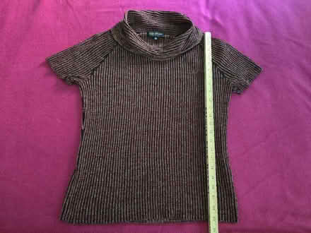 Photo of free Metallic Red Cowl Neck Shirt - XL (West 7th) #3