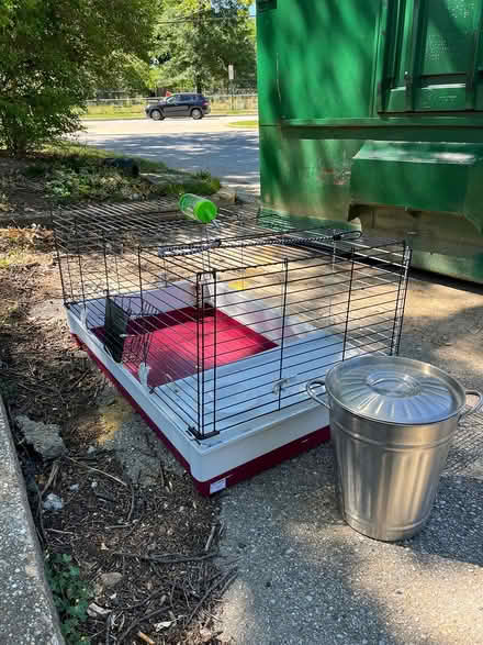Photo of free Bunny rabbit cage & accessories (3401 Nebraska Ave NW) #1