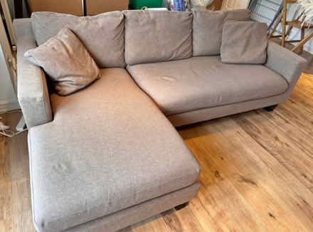Photo of free 🛋️ FREE Dwell Brown L-Shape Sofa (Conistone way N7) #2