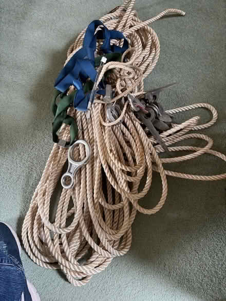 Photo of free Climbing rope and chocks and pitons (Greenodd LA12) #1