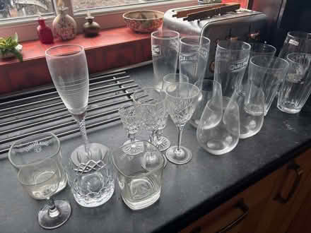 Photo of free Box of mixed drinking glasses (Oswestry SY11) #1