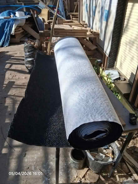 Photo of free Metal roofing underlay mat Roll - width 1.5m (Manor Court E10) #1
