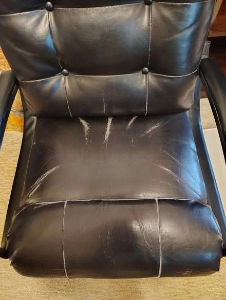 Photo of free La-z-boy leather recliner wall-hug (Carlsbad) #4