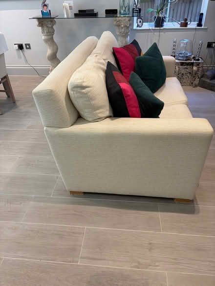Photo of free White 2 seater sofa (KT13 Weybridge) #3