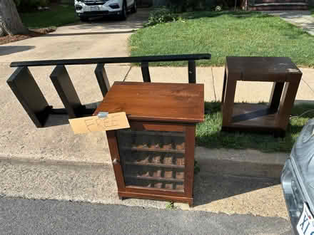 Photo of free used table, bar stools, etc (Arlington - Clarendon) #2
