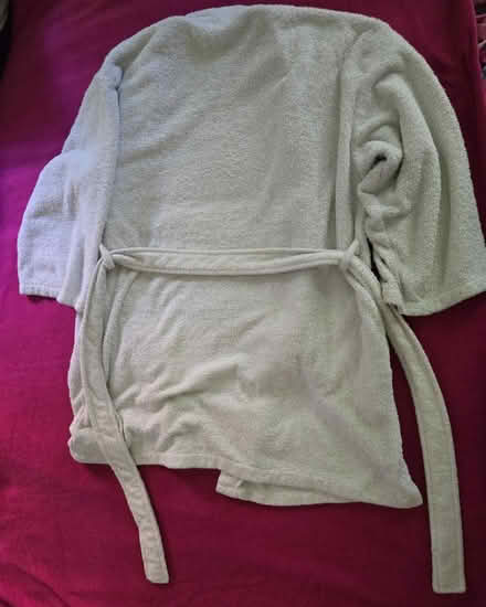 Photo of free Fuzzy White Short Robe - L/XL (West 7th) #4