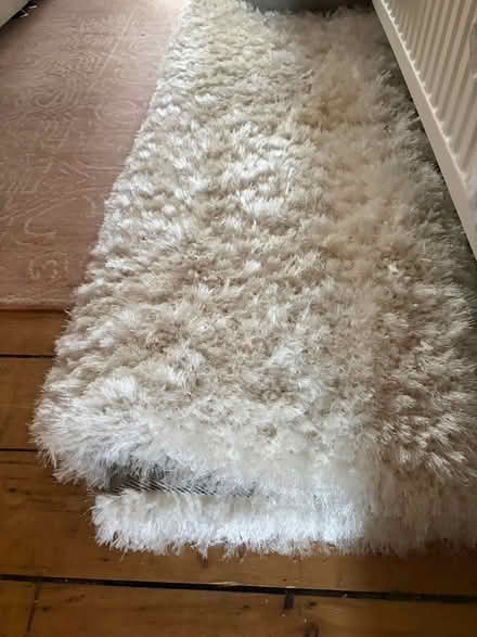 Photo of free Large white rug (Shawlands G41) #1