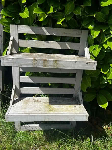 Photo of free Wall hanging wooden garden shelves (Reigate RH2) #2