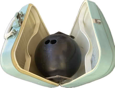 Photo of free Bowling Ball with Case (Prospect and Titus Saratoga) #1