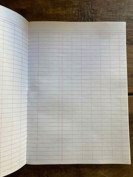 Photo of free Book keeping record book, 7 column (Colwall Stone WR13) #2