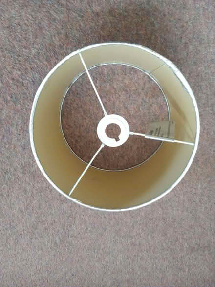 Photo of free Silver glitter lamp shade (Elvaston Meadows DE72) #2